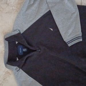 Nautica Quarter Zip Up Sweatshirt